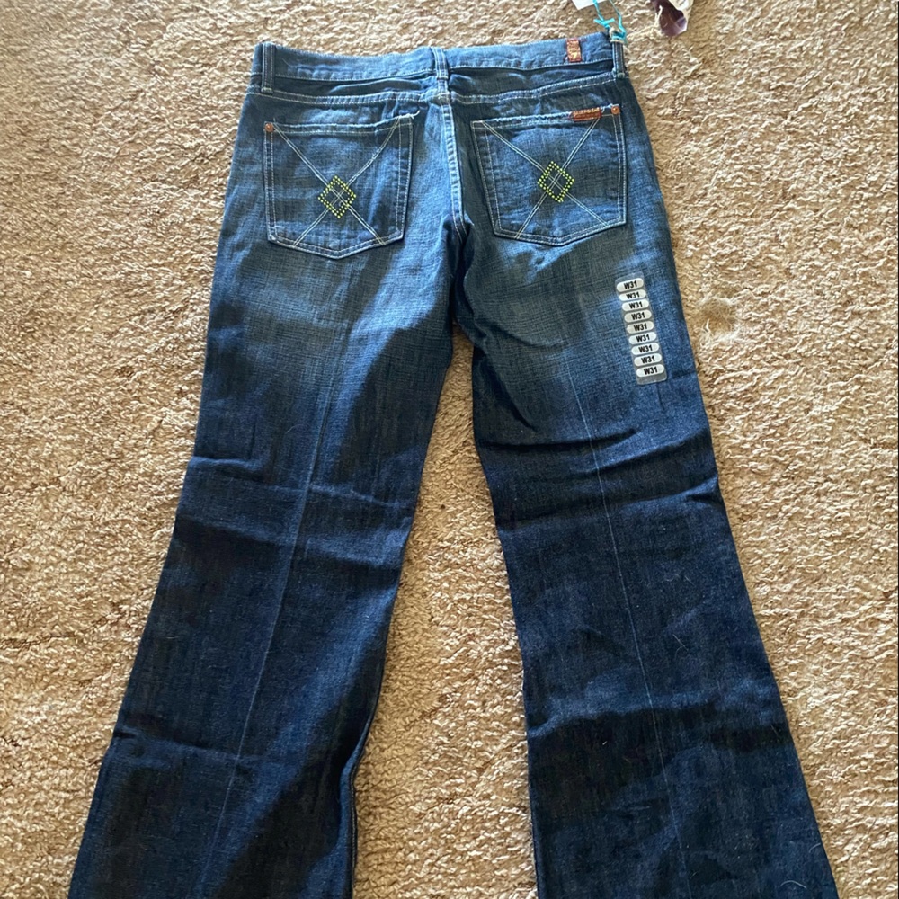 7 for all man kind diamond x pocket. 31x35